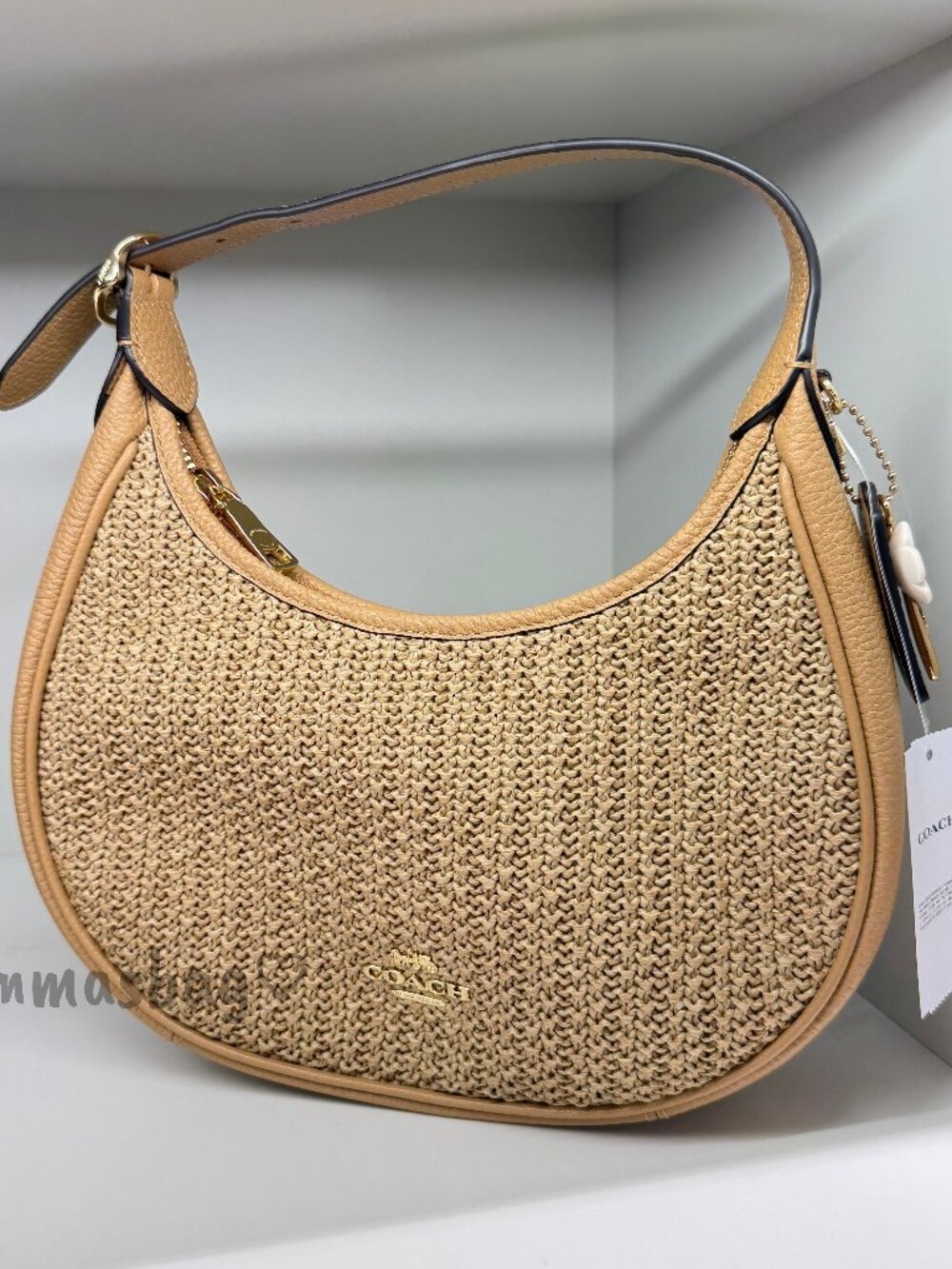 Coach Emily Shoulder Bag CDX20 straw/Gold/Toast